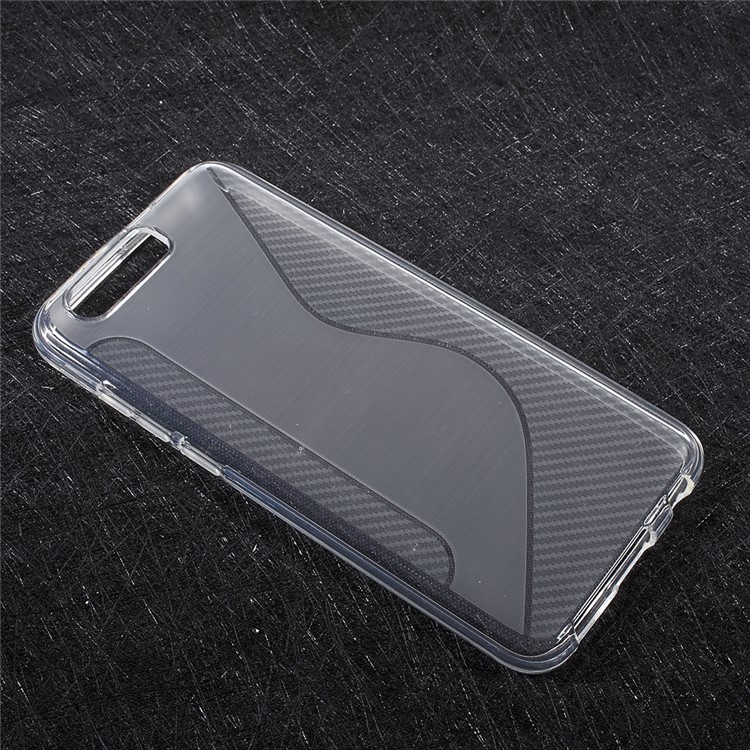 S-line Carbon Matte TPU Phone Cover for Huawei Honor 9 - White-3