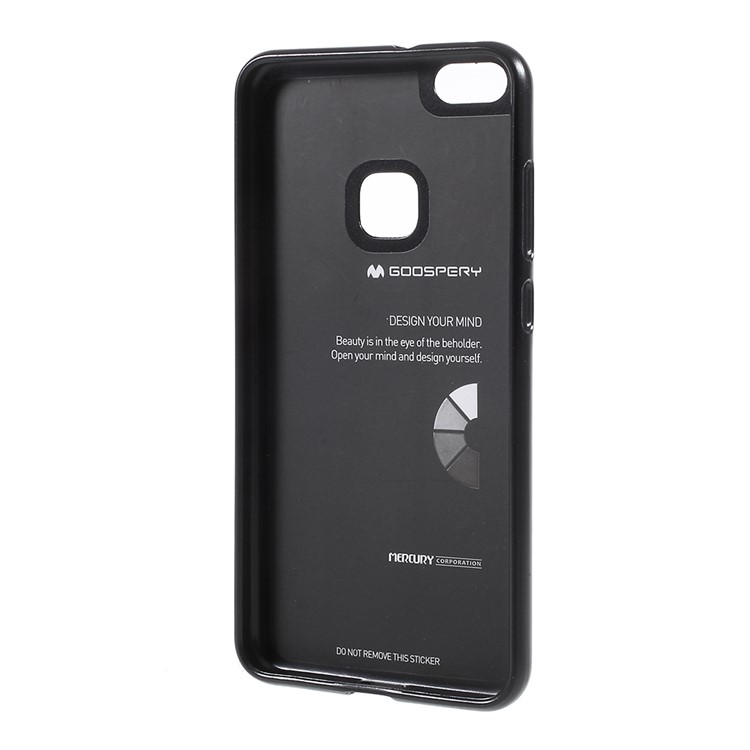 MERCURY GOOSPERY i JELLY Metallic Soft TPU Phone Case for Huawei P10 Lite - Black-3