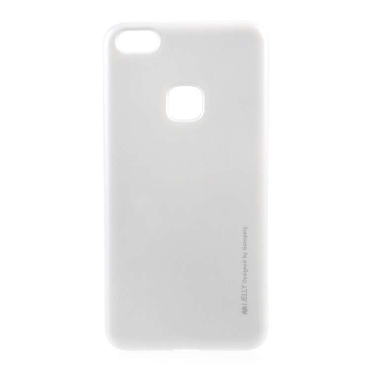 MERCURY GOOSPERY i JELLY Metallic Soft TPU Phone Cover for Huawei P10 Lite - White-1