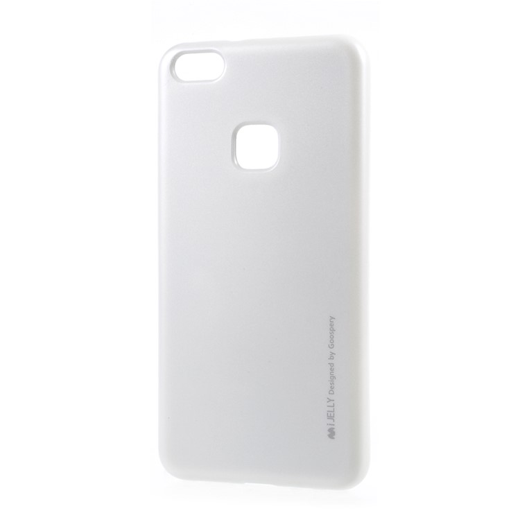 MERCURY GOOSPERY i JELLY Metallic Soft TPU Phone Cover for Huawei P10 Lite - White-2