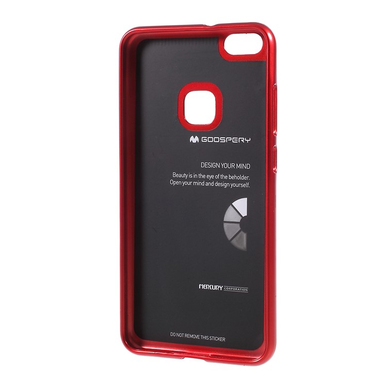 MERCURY GOOSPERY i JELLY Metallic Soft TPU Phone Casing for Huawei P10 Lite - Red-3