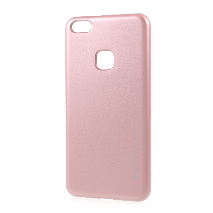 MERCURY GOOSPERY i JELLY Metallic Soft TPU Phone Accessory Case for Huawei P10 Lite - Rose Gold-2