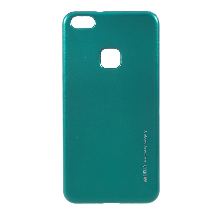MERCURY GOOSPERY i JELLY Metallic Soft TPU Phone Accessory Cover for Huawei P10 Lite - Green-1