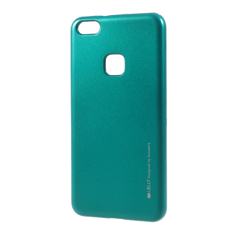 MERCURY GOOSPERY i JELLY Metallic Soft TPU Phone Accessory Cover for Huawei P10 Lite - Green-2