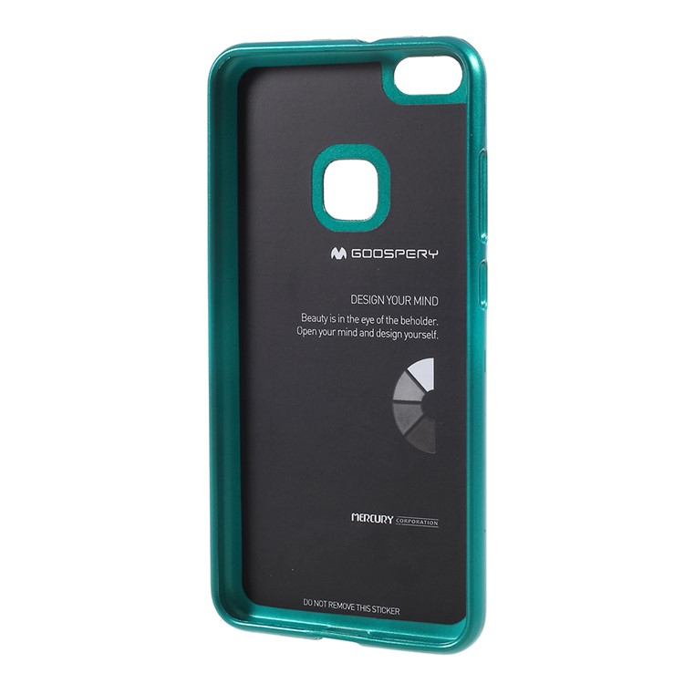 MERCURY GOOSPERY i JELLY Metallic Soft TPU Phone Accessory Cover for Huawei P10 Lite - Green-3