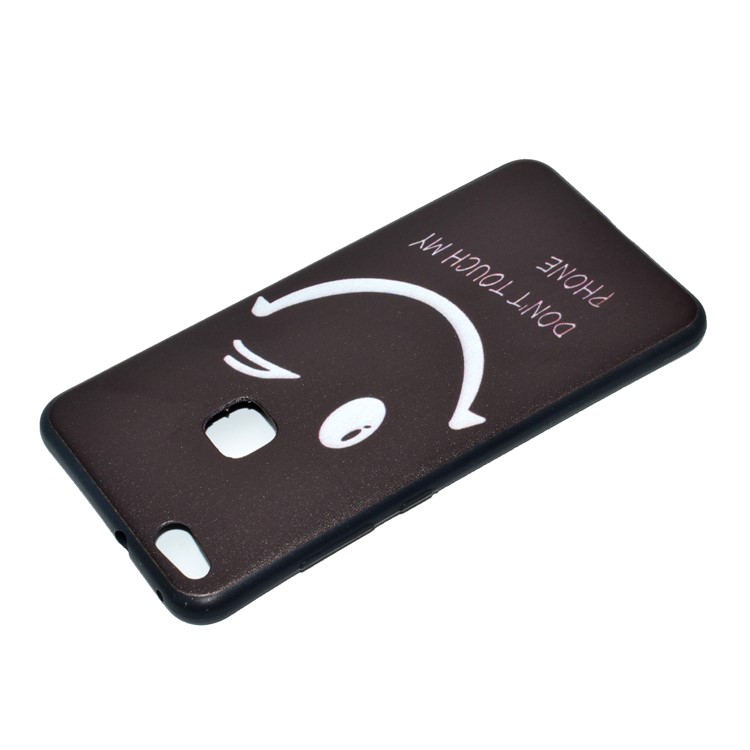 Featherweight Pattern Printing TPU Protective Cover for Huawei P10 Lite - Smile Face-4