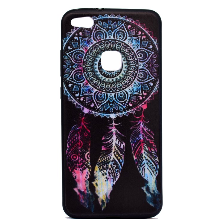 Featherweight Pattern Printing TPU Protective Cellphone Case for Huawei P10 Lite - Dream Catcher-2