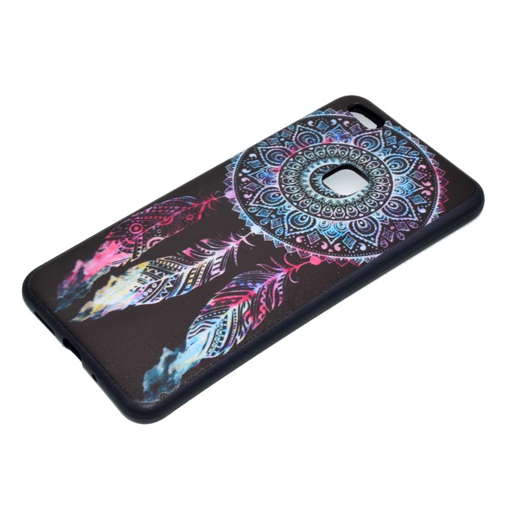 Featherweight Pattern Printing TPU Protective Cellphone Case for Huawei P10 Lite - Dream Catcher-3
