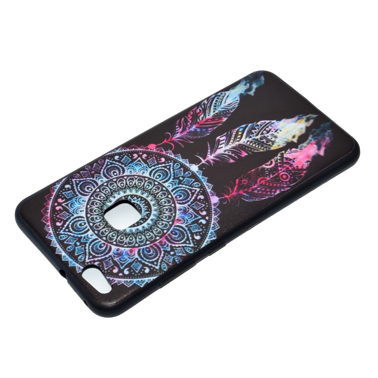 Featherweight Pattern Printing TPU Protective Cellphone Case for Huawei P10 Lite - Dream Catcher-4
