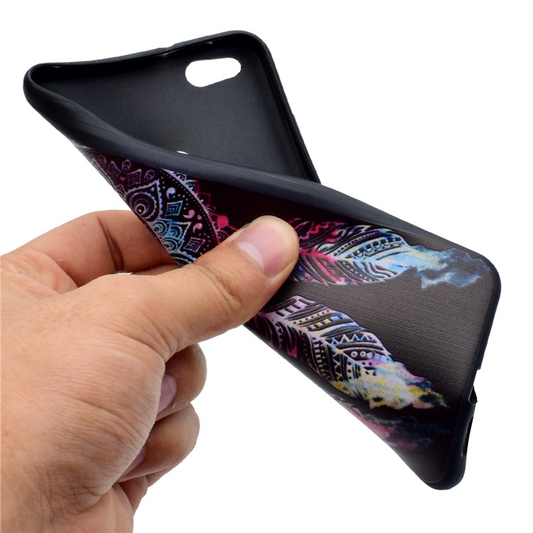 Featherweight Pattern Printing TPU Protective Cellphone Case for Huawei P10 Lite - Dream Catcher-5