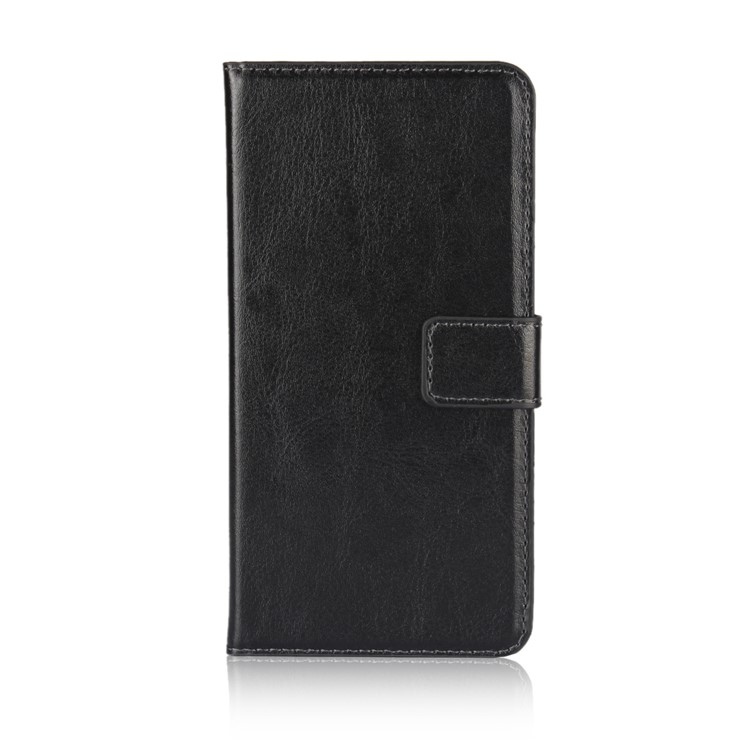 For Huawei P10 Lite Crazy Horse Leather Wallet Protective Phone Case - Black-2