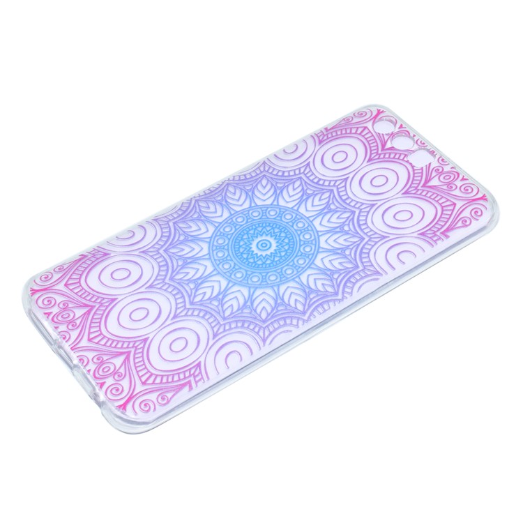 Ultra Thin Patterned Soft TPU Cell Phone Case for Huawei Honor 9 - Beautiful Flower-2