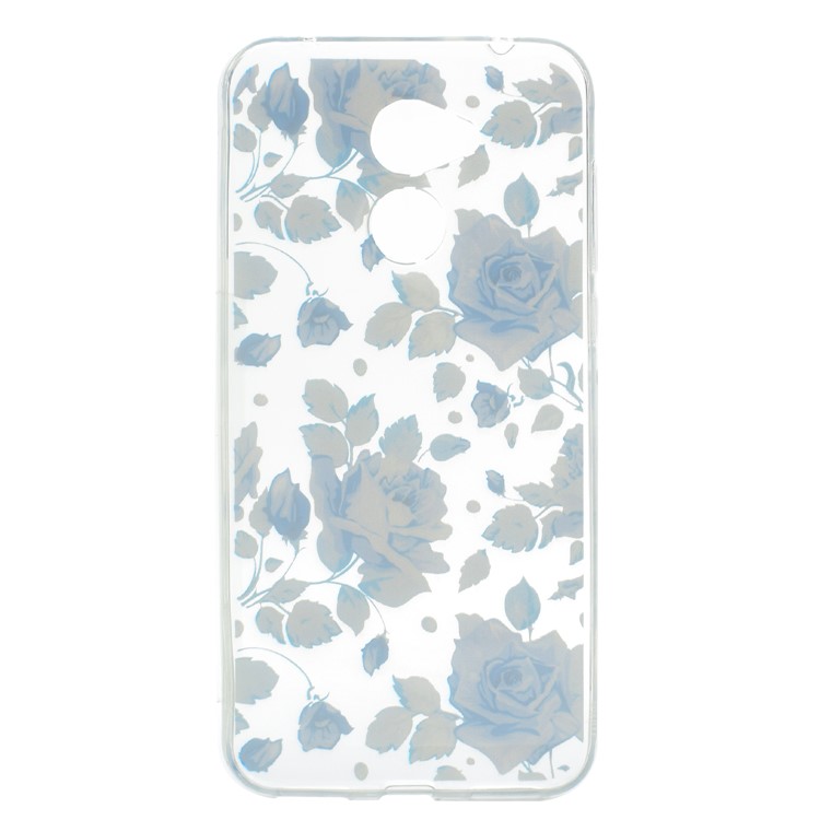 For Huawei Honor 6A / Honor 5C pro Patterned Soft TPU Lightweight Phone Case Accessory - Blue Roses-4