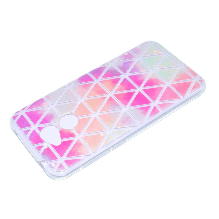 Printing Pattern Flexible TPU Protective Case Cover for Huawei Honor 6A / Honor 5C pro - Colorful Triangles-3