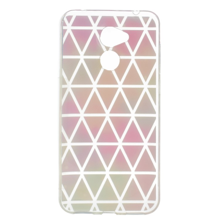 Printing Pattern Flexible TPU Protective Case Cover for Huawei Honor 6A / Honor 5C pro - Colorful Triangles-4