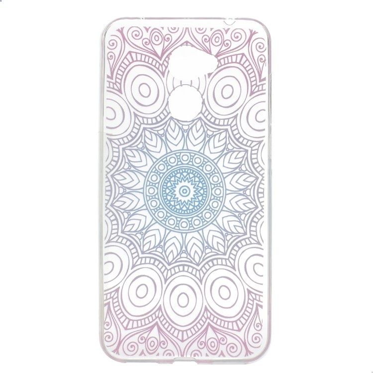 Pattern Printing TPU Protection Mobile Case for Huawei Honor 6A / Honor 5C pro - Lotus-4