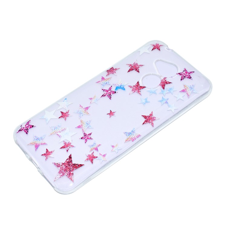 Pattern Printing TPU Protection Back Mobile Phone Case for Huawei Honor 6A / Honor 5C pro - Stars-2