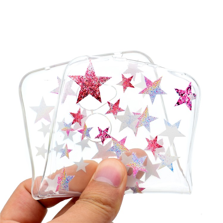 Pattern Printing TPU Protection Back Mobile Phone Case for Huawei Honor 6A / Honor 5C pro - Stars-5