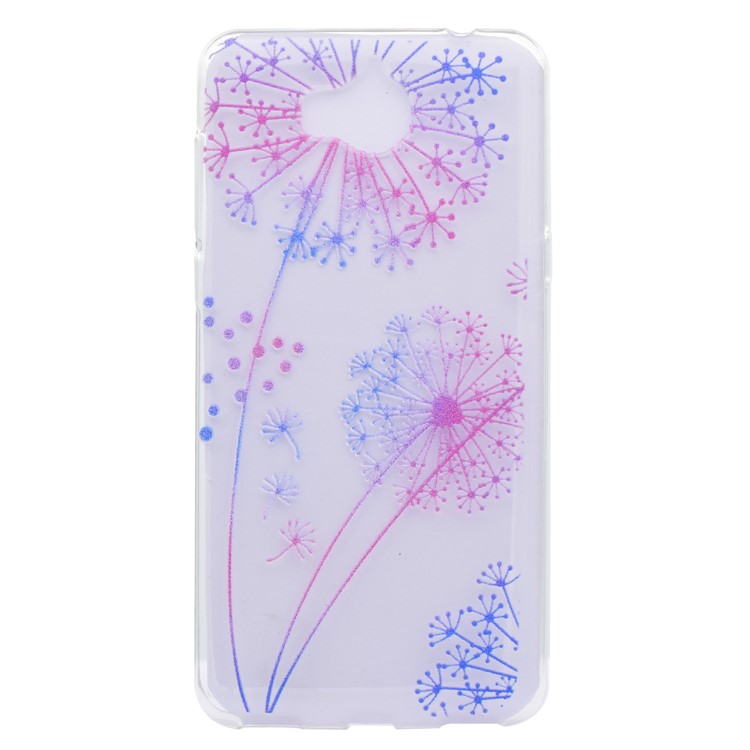 Pattern Printing Flexible TPU Protection Mobile Phone Cover for Huawei Y5 (2017) / Y6 (2017) - Dandelion-1