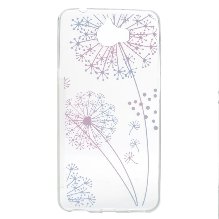 Pattern Printing Flexible TPU Protection Mobile Phone Cover for Huawei Y5 (2017) / Y6 (2017) - Dandelion-4