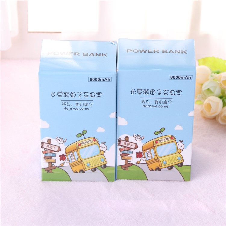 Cute Cartoon Figure Mini Portable Power Bank 8000mAh for iPhone Samsung Huawei - Acting Cute-18