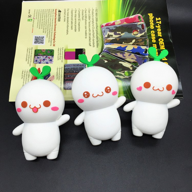 Cute Cartoon Figure Mini Portable Power Bank 8000mAh for iPhone Samsung Huawei - Acting Cute-4
