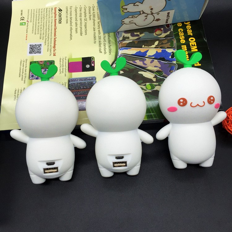 Cute Cartoon Figure Mini Portable Power Bank 8000mAh for iPhone Samsung Huawei - Acting Cute-6