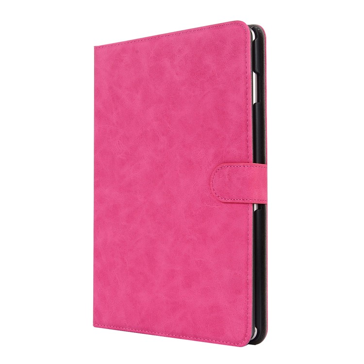 Retro Style Flip Leather Cover Stand Cover with Card Slots for Huawei MediaPad T3 10 - Rose-2