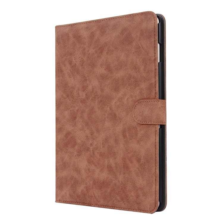 Retro Style Flip Leather Cover Stand Accessory Case with Card Slots for Huawei MediaPad T3 10 - Brown-2