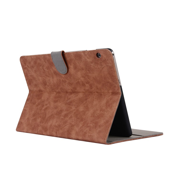 Retro Style Flip Leather Cover Stand Accessory Case with Card Slots for Huawei MediaPad T3 10 - Brown-4