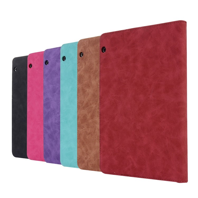 Retro Style Flip Leather Cover Stand Accessory Case with Card Slots for Huawei MediaPad T3 10 - Brown-6