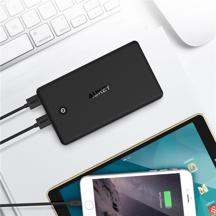 AUKEY PB-Y3 30000mAh Power Bank with Quick Charge 3.0, Type-C & 2 USB Outputs, Tpye-C & Micro-USB Input-10