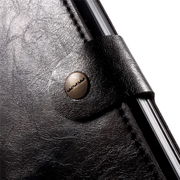 WUW Y21 10000mAh PU Leather Coated 3-Port USB Battery Power Bank with LED Flashlight - Black-10