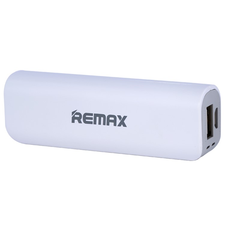 REMAX Mini White Portable 2600mAh External Power Bank for iPhone Samsung Sony - Grey-1