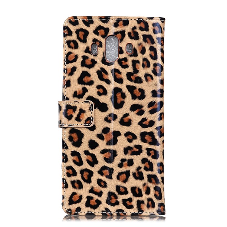 Leopard Pattern Wallet Stand Leather Phone Case for Huawei Mate 10-3