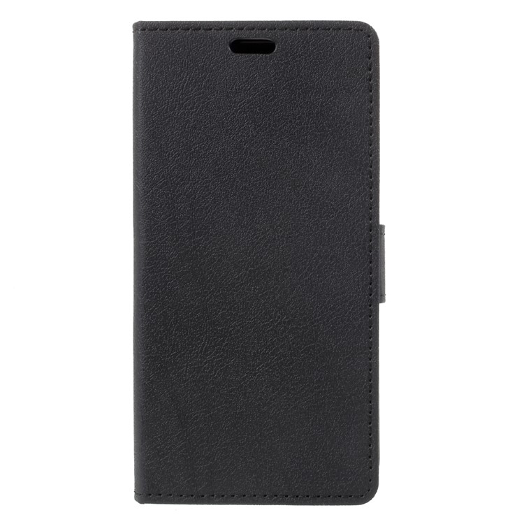 Wallet Magnetic Stand Leather Mobile Phone Shell for Huawei Honor 6C Pro / V9 Play - Black-2