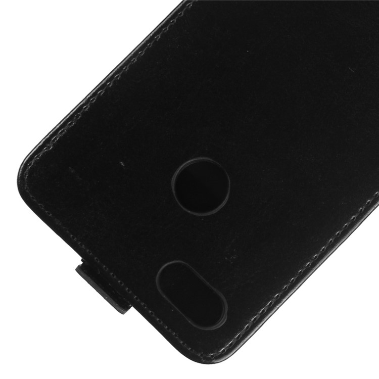 Crazy Horse Vertical Flip Card Holder Leather Case for Huawei P9 lite mini / Enjoy 7 / Y6 Pro (2017) - Black-2