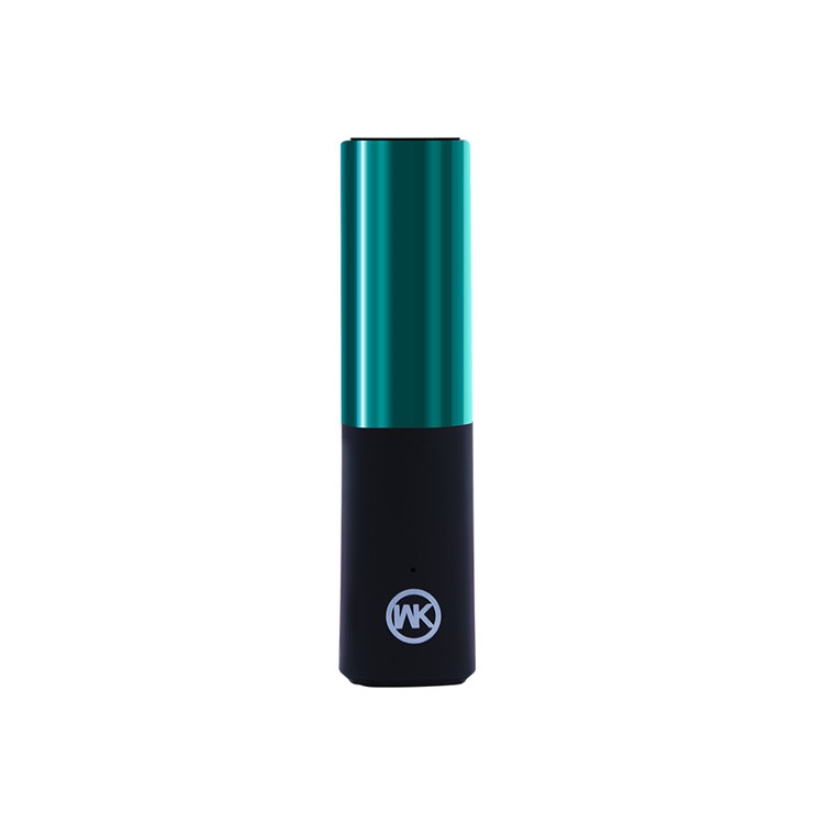 

WK Portable USB Power Bank 2400mAh with Lipstick Design - Blue