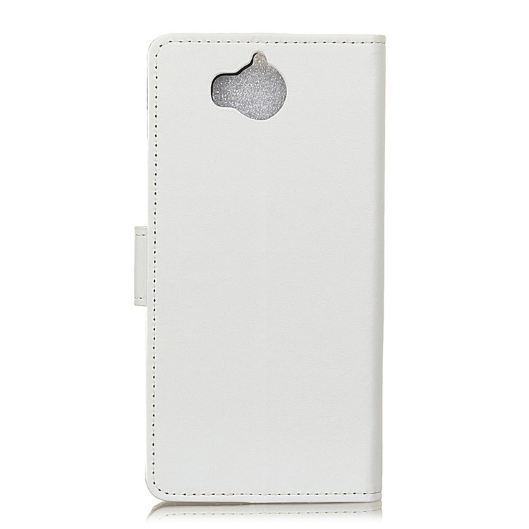 Wallet Stand PU Leather Cover for Huawei Y5 (2017) / Y6 (2017) - White-3