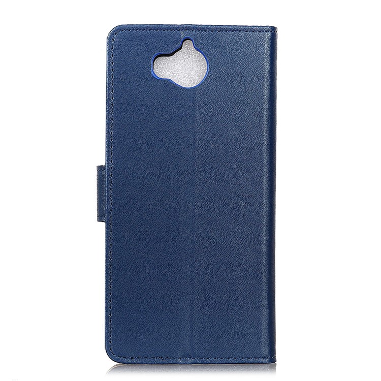 Wallet Stand Leather Mobile Phone Cover for Huawei Y5 (2017) / Y6 (2017) - Blue-3