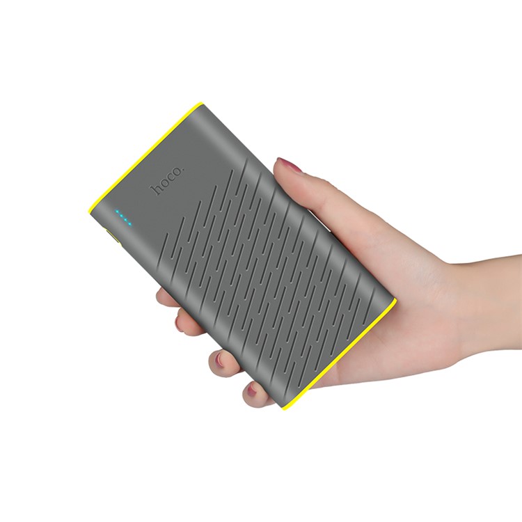 HOCO B31-20000 Rege Power Bank 20000mAh Dual USB Output External Battery for iPhone X/8/8 Plus Etc. - Grey-3