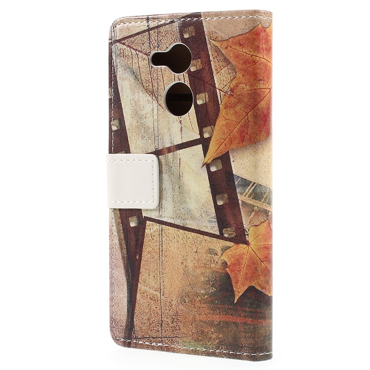 Pattern Printing Leather Stand Mobile Cover for Huawei Honor 6C Pro / V9 Play - Eiffel Tower-3