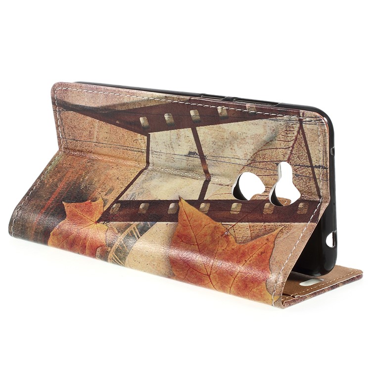 Pattern Printing Leather Stand Mobile Cover for Huawei Honor 6C Pro / V9 Play - Eiffel Tower-5