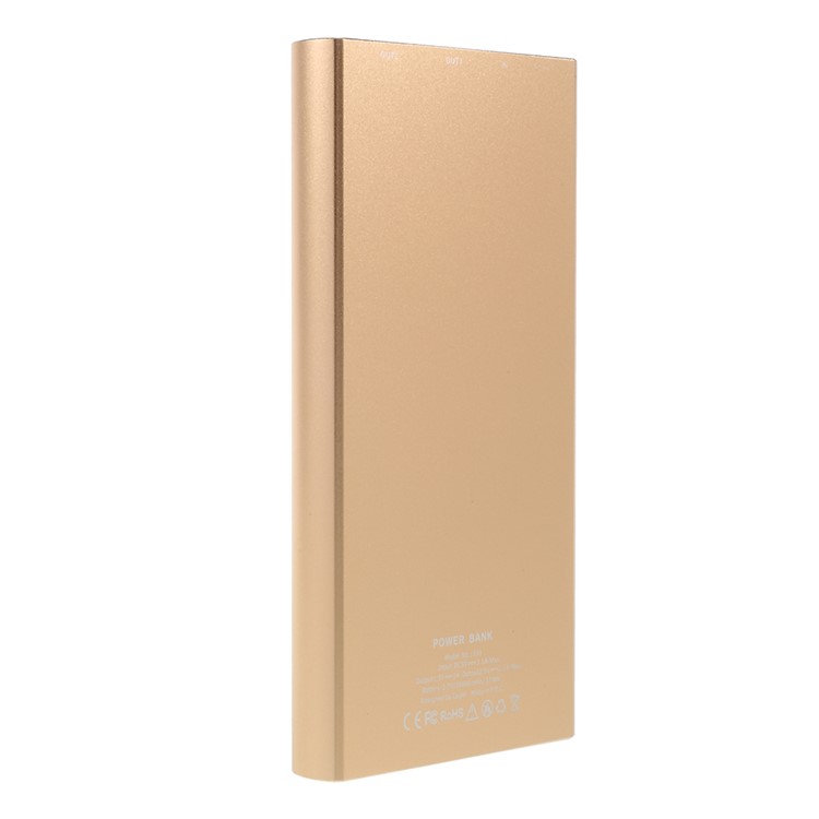 CAGER S99 10000mAh Battery Charger Power Bank for iPhone iPad Samsung LG - Gold Color-3
