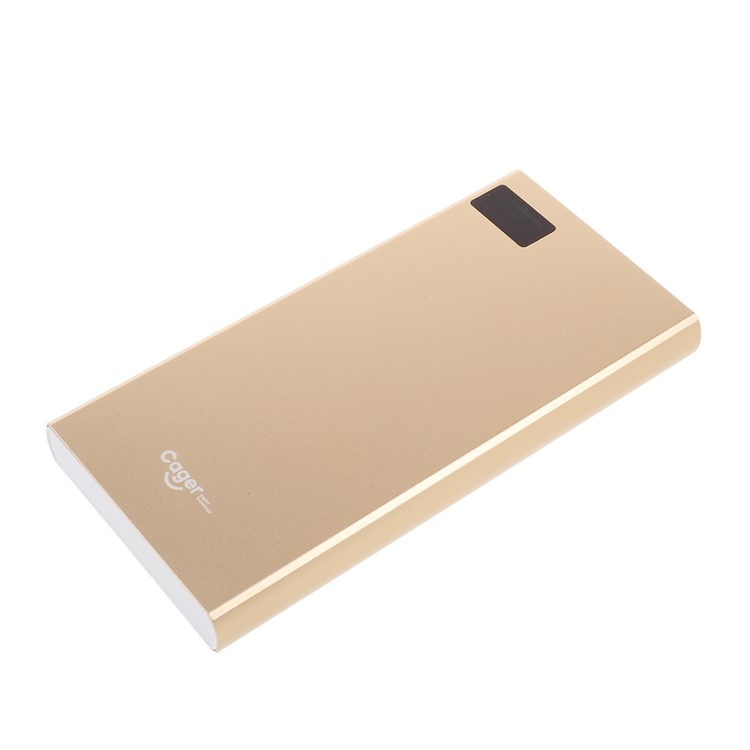 CAGER S99 10000mAh Battery Charger Power Bank for iPhone iPad Samsung LG - Gold Color-4
