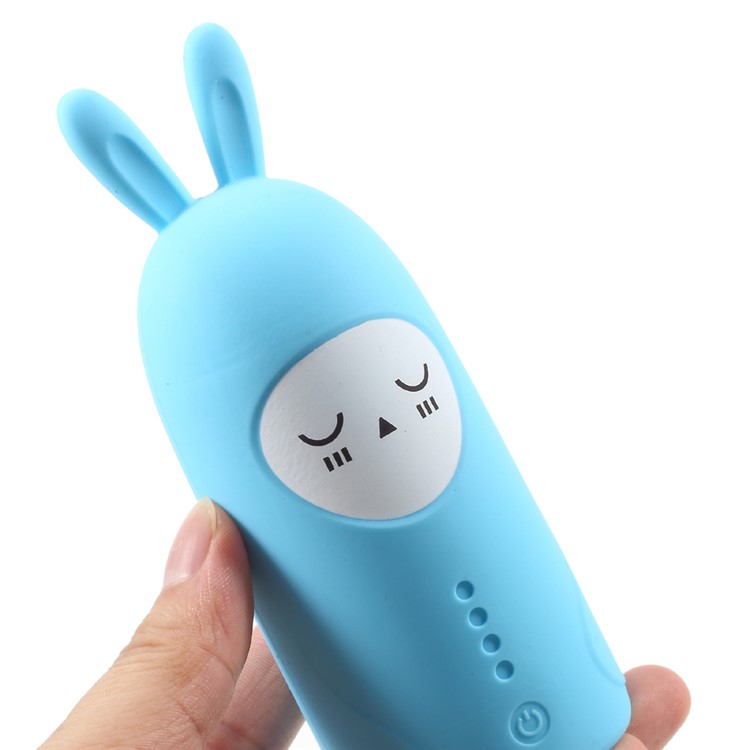CAGER T18 Cute Bunny Type-C Two Way Charging 10000mAh External Mobile Battery for iPhone iPad Samsung - Blue-7