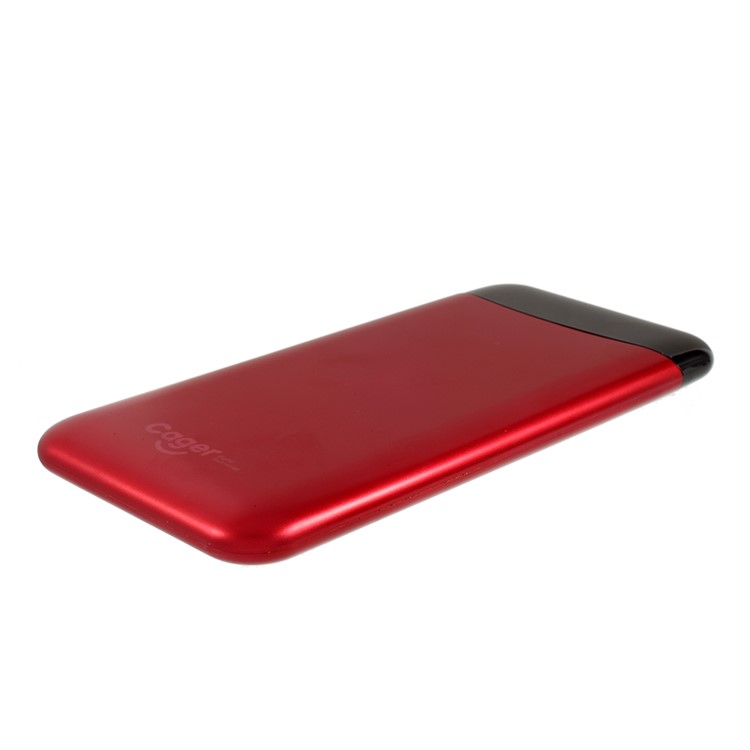 CAGER S98 Magic Eyes 10000mAh Power Bank with Charging Cables for iPhone iPad Samsung - Red-4
