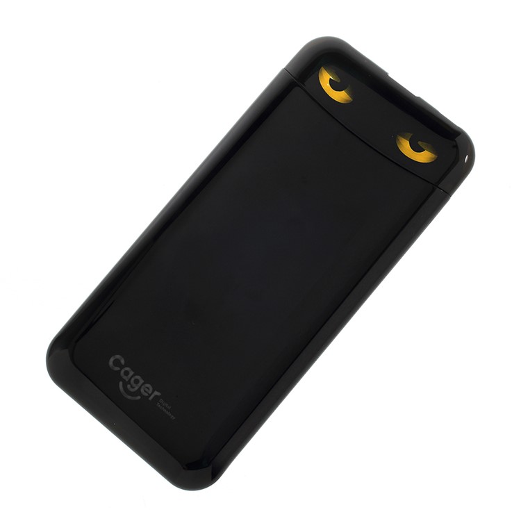 CAGER S98 Magic Eyes Type-C/USB Output Power Bank 10000mAh for iPhone iPad Samsung - Black-1