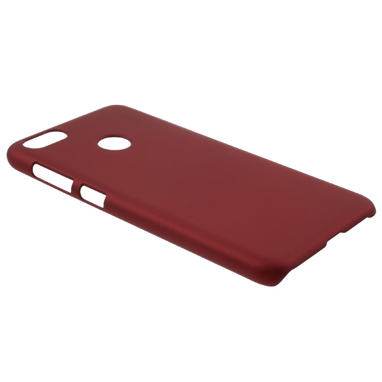 Rubberized PC Hard Case Shell for Huawei P9 lite mini / Enjoy 7 / Y6 Pro (2017) - Red-2
