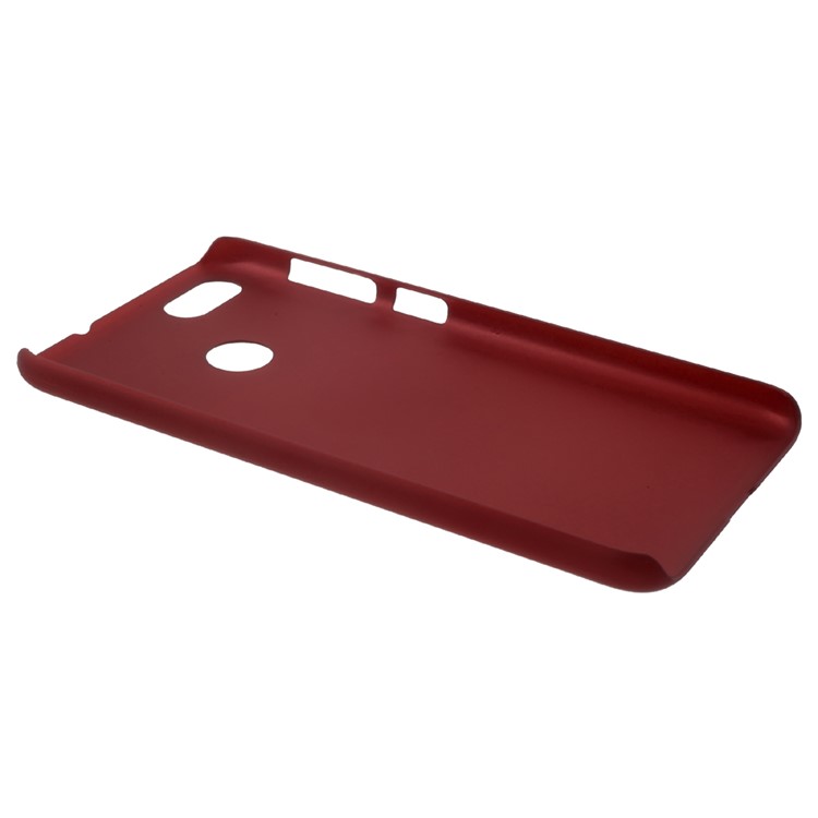 Rubberized PC Hard Case Shell for Huawei P9 lite mini / Enjoy 7 / Y6 Pro (2017) - Red-3